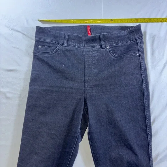 Spanx Stretch Jeans Women’s Size L Black Jeggings - Picture 3 of 13